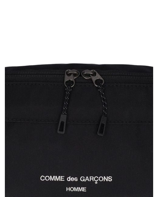 Marsupio cordura con logo di Comme des Garçons in Black da Uomo