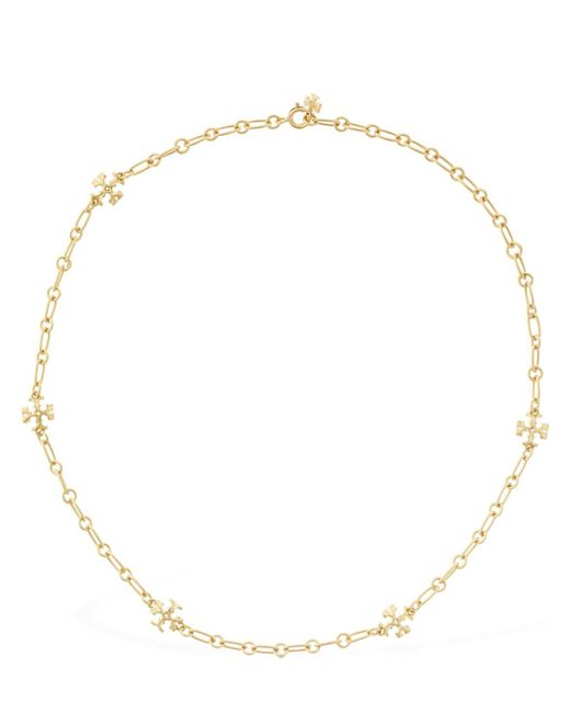 Tory Burch Roxanne Delicate Collar Necklace in Natural | Lyst UK