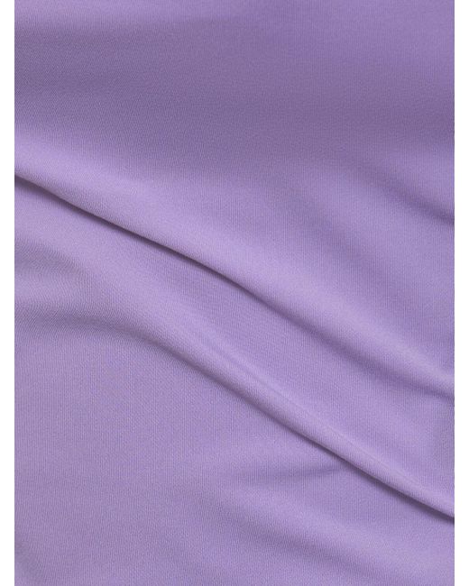 Débardeur asymétrique stretch bianca GIRLFRIEND COLLECTIVE en coloris Purple