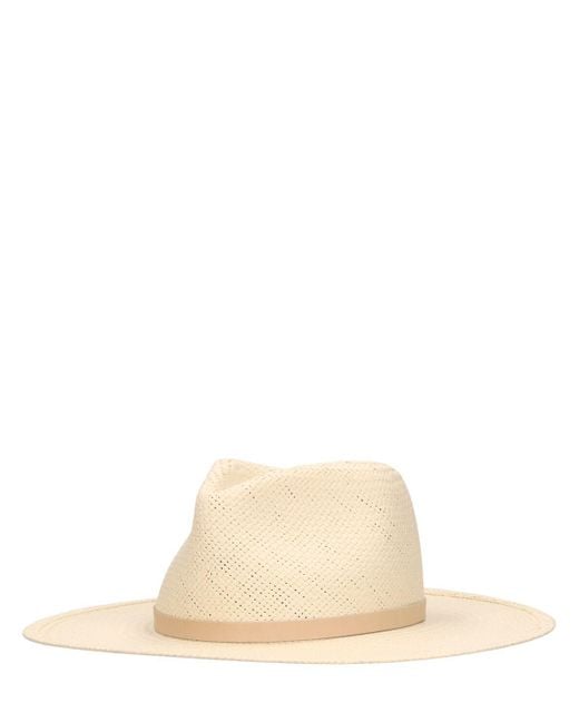 Janessa Leone Natural Sherman Straw Hat