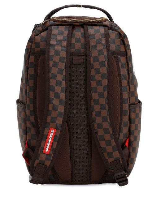 Sprayground Sleek Sharks In Paris Backpack in Brown for Men