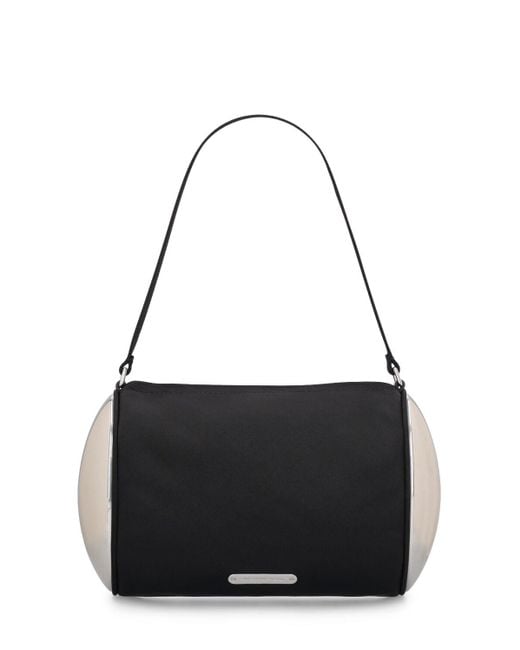 Alexander Wang Black Schultertasche Aus Nylontwill "dome Barrell"