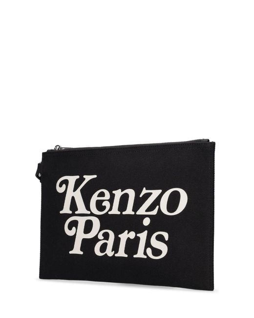 KENZO Black Kenzo X Verdy Cotton Pouch for men