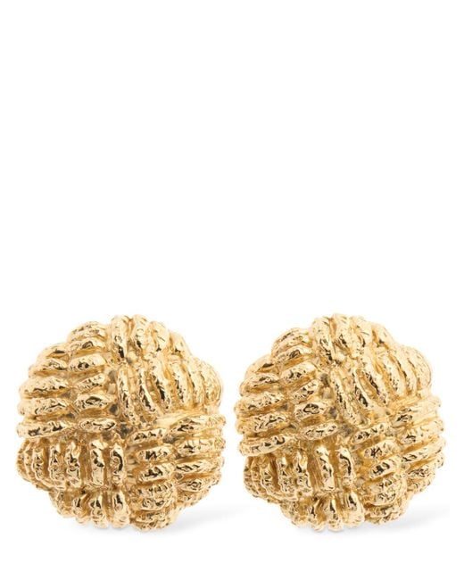 Paola Sighinolfi Metallic Ares Stud Earrings Unique