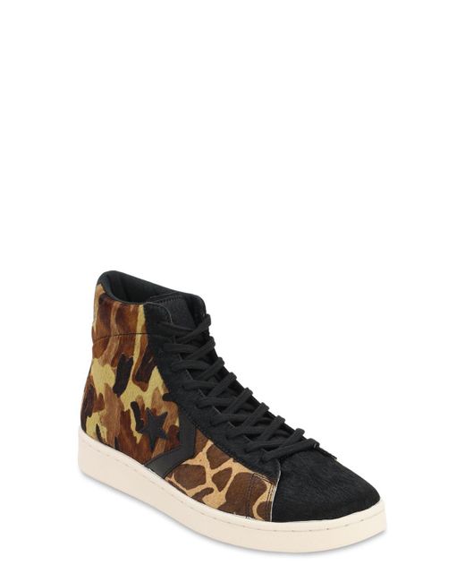 Converse Pro Leather Mid Pony Hair Sneakers Black 10.5 for Men - Save 41% -  Lyst