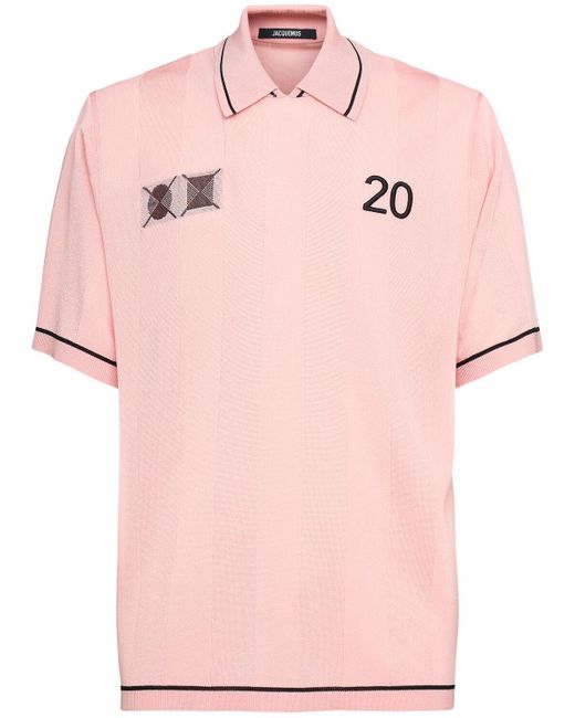 Jacquemus Das Liga Polohemd in Pink für Herren
