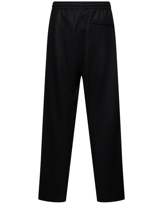 メンズ Adidas Originals ウールブレンドトラックパンツ Black