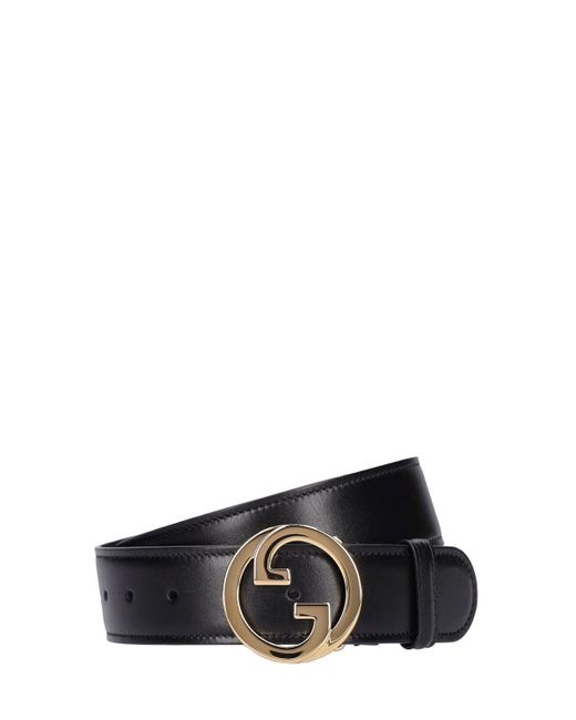Gucci 4cm Leather Belt in Black for Men | Lyst