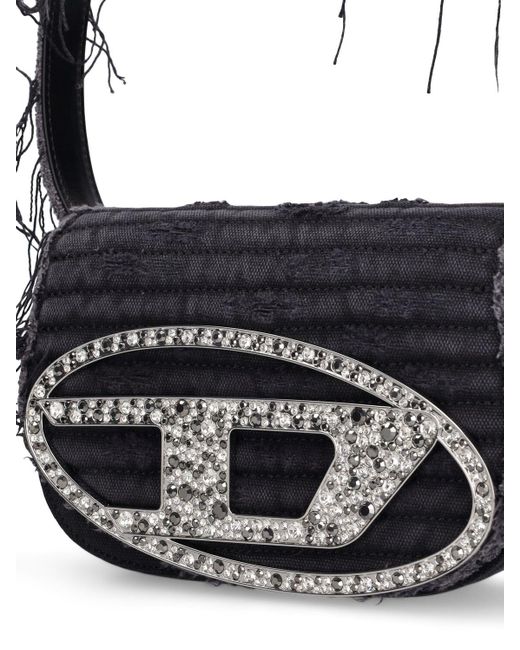 DIESEL Black 1dr Leather Bag for men