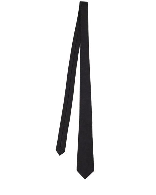 Hombre Corbata De Seda Jacquard Unique Versace de hombre de color Black