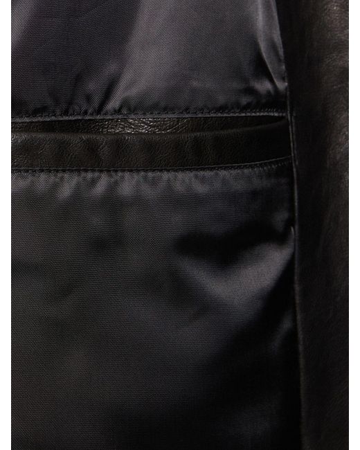 DUNST Unisex-lederjacke Mit Knöpfen in Black für Herren
