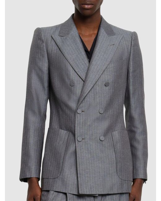 メンズ Dries Van Noten Bryce ブレザー Gray