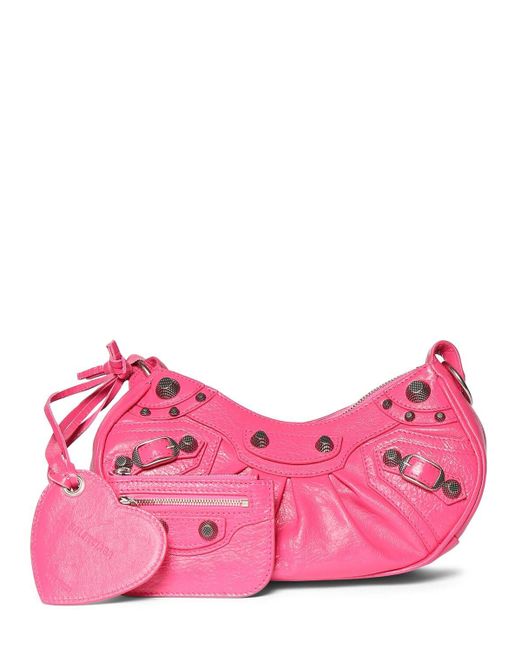 hot pink balenciaga bag