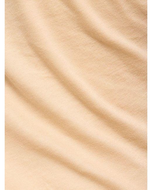 Wardrobe NYC Natural Fitted Cotton Jersey T-shirt