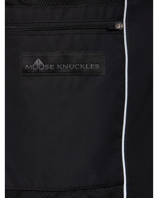 Moose Knuckles Black Jacques Tech Jacket for men