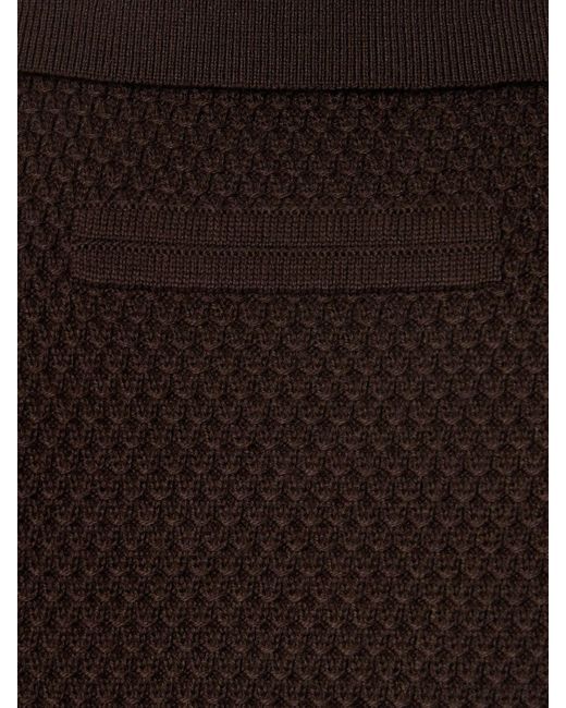 メンズ Zegna プレミアムコットンポロ Black