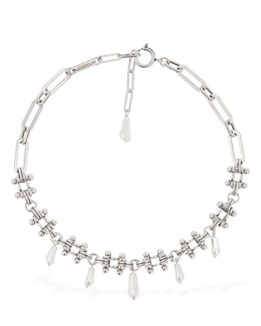 Isabel Marant White Charming Collar Necklace