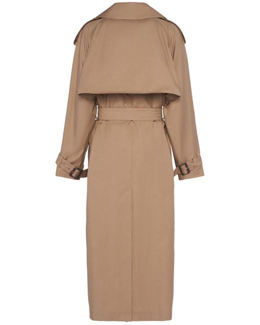 Max Mara Otello ツイルトレンチコート Natural