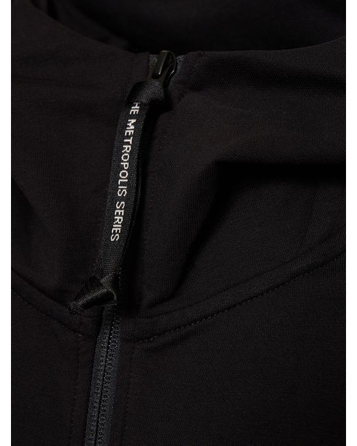 C P Company Black Metropolis Series Stretch Fleece Jacket for men