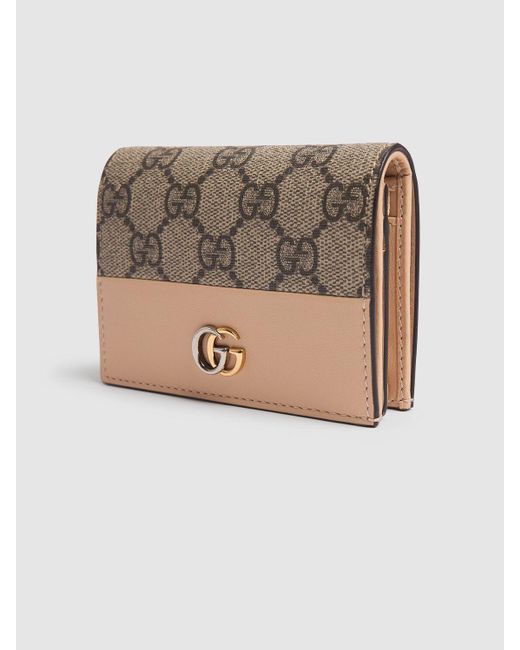 Gucci Gray Petite Marmont Leather Wallet