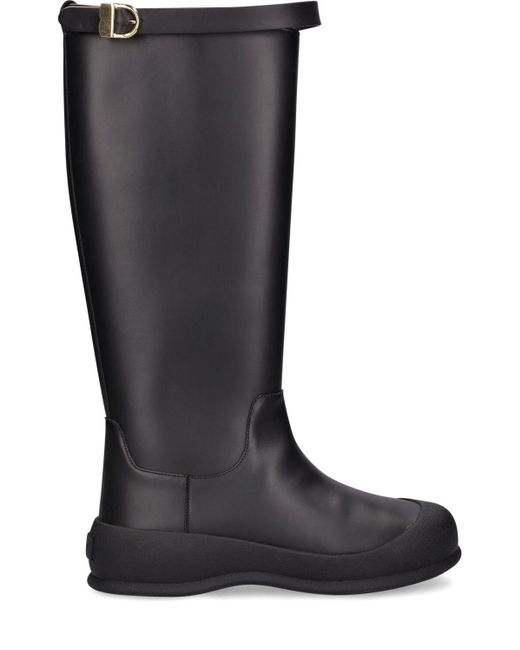Bally Black 30Mm Clyve Tall Leather Boots