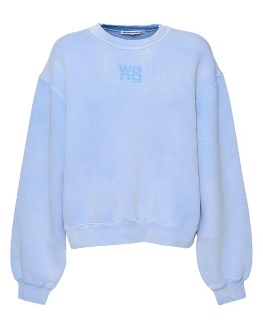 Alexander Wang Essential テリースウェットシャツ Blue