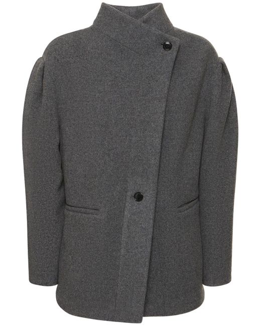 Cappotto jabadi in misto lana di Isabel Marant in Gray