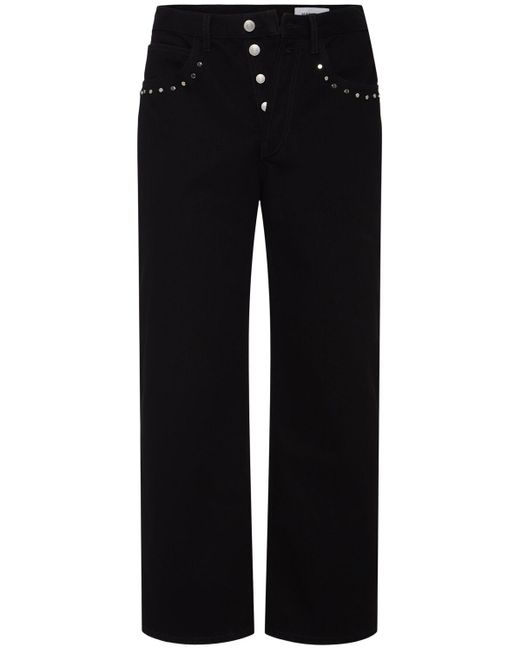 Hombre Jeans De Algodón Con Tachuelas Alexander McQueen de hombre de color Black