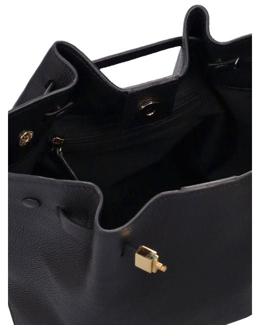 Borsa bucket new york in pelle martellata di DeMellier London in Black