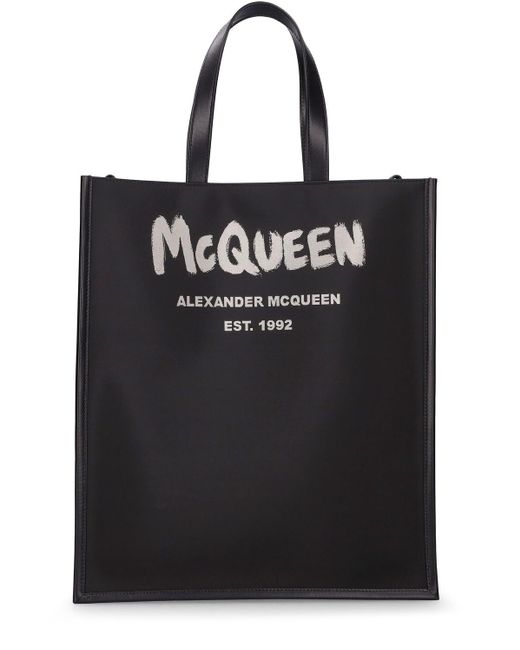 メンズ Alexander McQueen Edge N/s トートバッグ Black