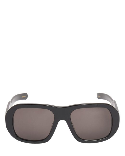 FLATLIST EYEWEAR Black Ford Acetate Sunglasses W/ Lenses