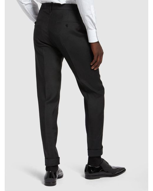 DSquared² Anzug Aus Wolle "berlin Fit Couture" in Black für Herren