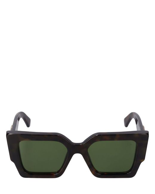 Catalina acetate sunglasses di Off-White c/o Virgil Abloh in Green
