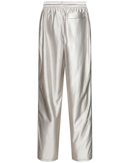 PUMA White T7 Metallic Track Pants for men