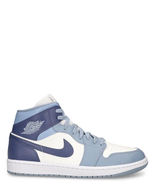 Sneakers air jordan 1 mid Nike en coloris Blue