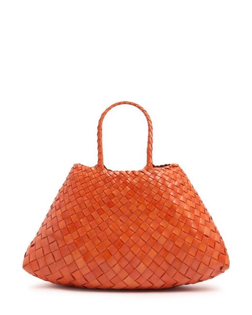 Dragon Diffusion Red Schultertasche Aus Leder "santa Croce"