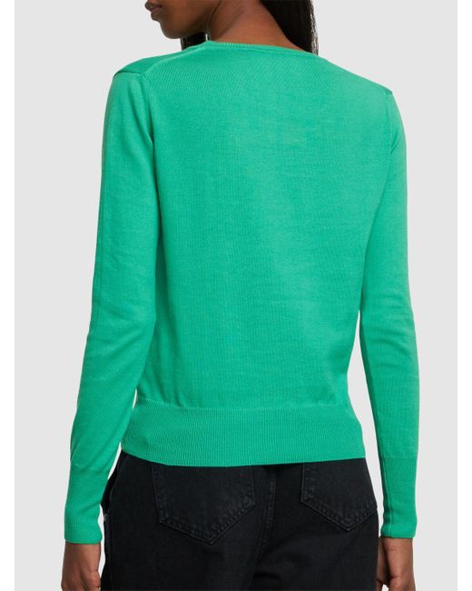 Vivienne Westwood Green Bea Cotton Sweater