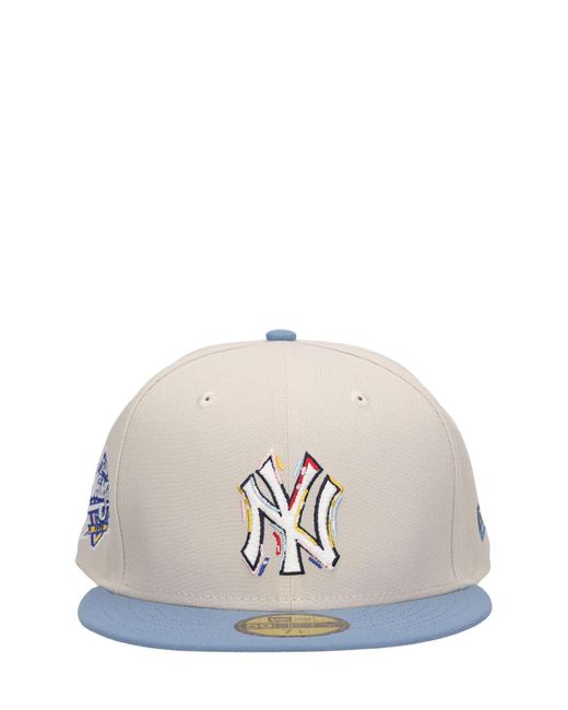 KTZ White Ny Yankees 59fifty Cap for men