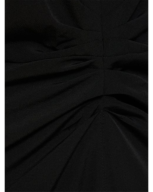 Isabel Marant Black Terena Tech Midi Dress