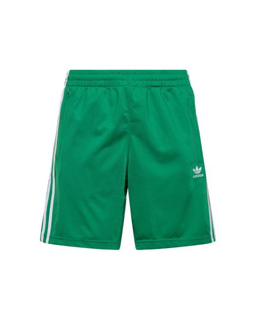 メンズ Adidas Originals Firebird リサイクル素材ハーフパンツ Green