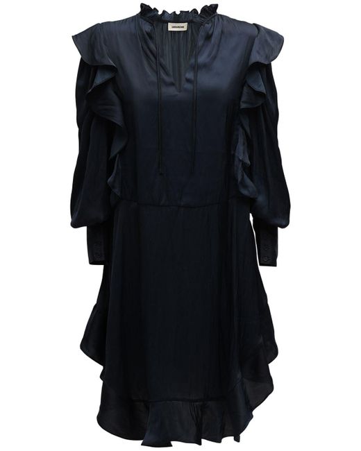 Zadig \u0026 Voltaire Ruins Satin Mini Dress 