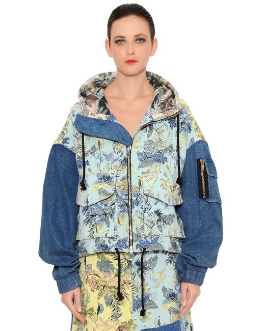 patchwork bomber jacket