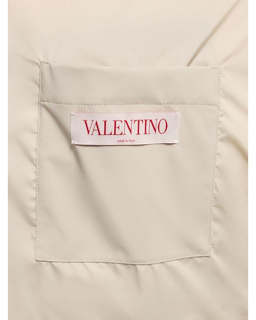 Valentino Natural V Logo Down Vest for men