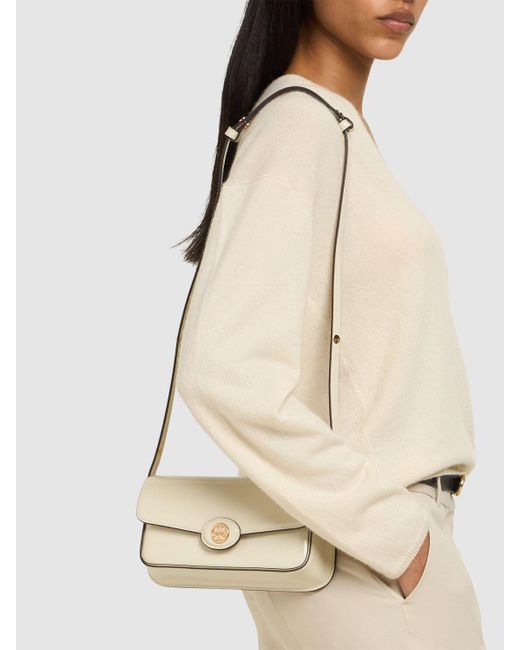 Tory Burch E/w Robinson ブラッシュドレザーバッグ Natural