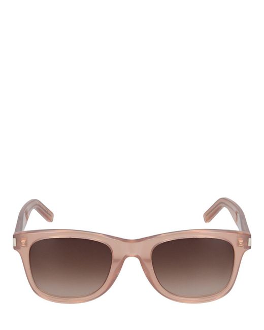 Saint Laurent Brown Sl 51 Acetate Sunglasses for men