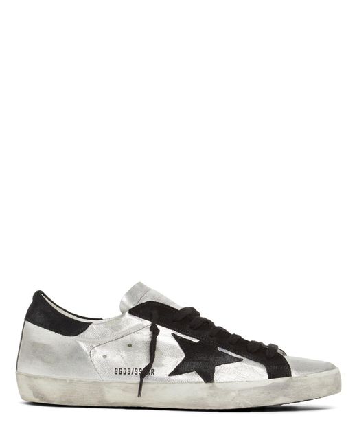 Golden Goose Deluxe Brand Multicolor Super Star Leather & Suede Sneakers for men