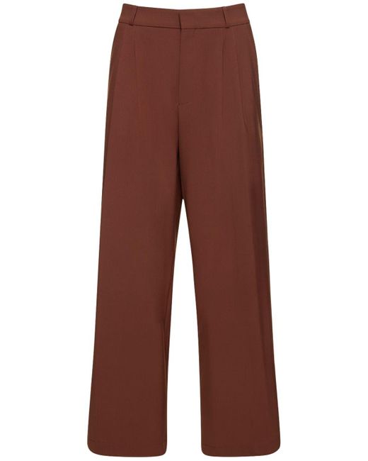 Pantaloni oversize in misto lana di Bonsai in Red da Uomo