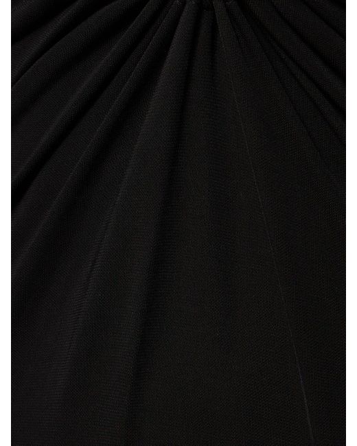 Christopher Esber Black Langes Kleid Aus Viskose "arced Dolman"