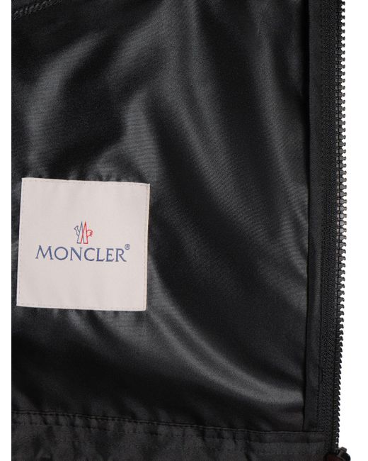 Giacca marmace in techno di Moncler in Black