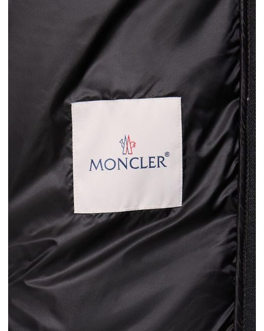 Moncler Rochebrune Cotton Down Jacket in Black für Herren